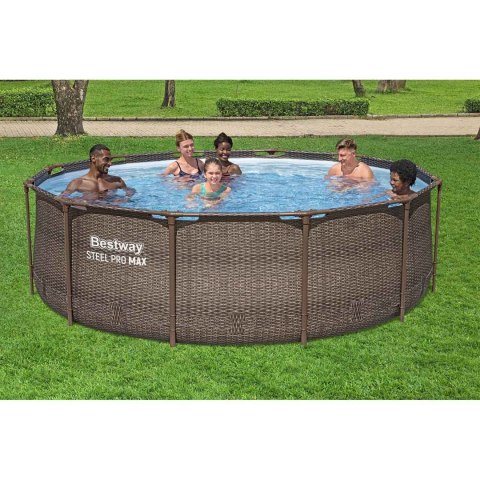 Basen ogrodowy stelażowy 366 x 100 cm 18w1 Bestway 56709