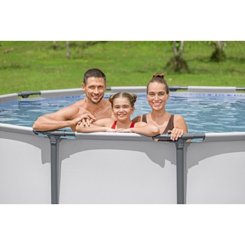 Basen ogrodowy stelażowy 427 x 122 cm 19w1 Bestway 5612X