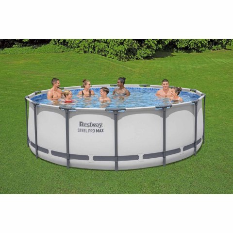 Basen ogrodowy stelażowy 427 x 122 cm 19w1 Bestway 5612X