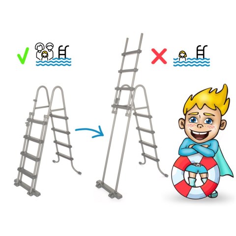 Basen ogrodowy stelażowy 427 x 122 cm 19w1 Bestway 5612X