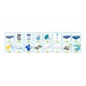 Basen prostokątny stelażowy 221x150x43 cm 16w1 Bestway 56401N