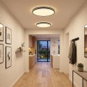 Plafon Hugo 21-32-42W 3CCT IP54 Czarny