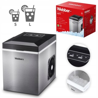 Kostkarka do lodu domowa maszyna do kostek kuszony lód 10 kg 165W WEBBER