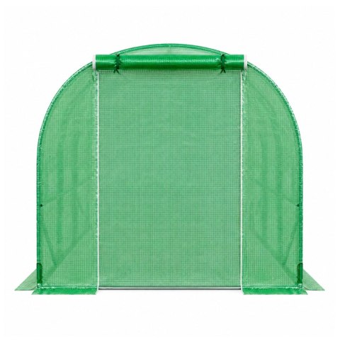 Tunel Ogrodowy Foliowy Szklarnia Na Warzywa Okna Zielony UV 3,5x2x2M 7M²