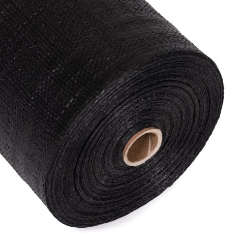 Agrowłóknina czarna agrotkanina UV 90g mata antychwastowa 1,1x50m kołki MulltiGarden