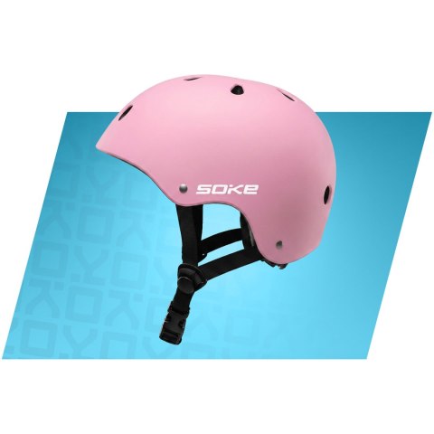 Kask sportowy Soke K1 różowy S
