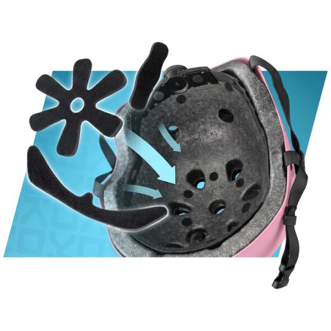Kask sportowy Soke K1 różowy S