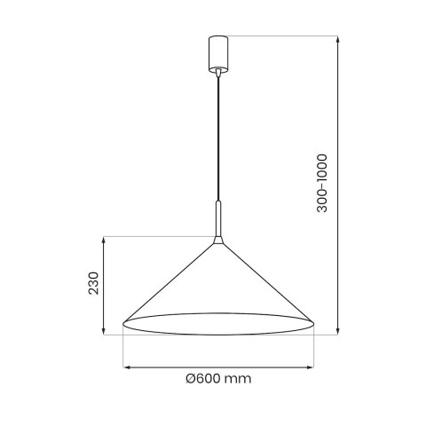 Lampa wisząca CAPITAL TAUPE Ø60cm 1xGX53