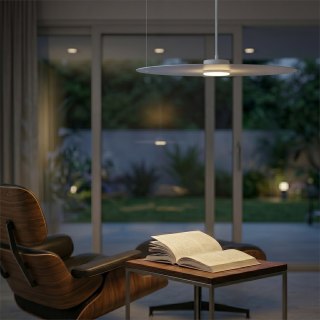 Lampa wisząca PIATTO Biała 1xGX53 fi 550mm