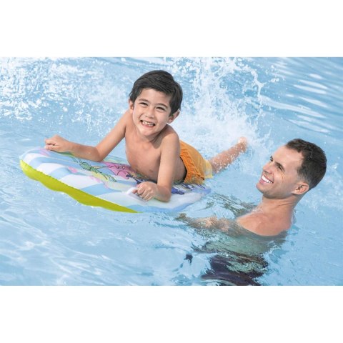 Dmuchana deska do pływania materac plażowy Lilo i Stitch 114 x 46 cm Bestway 9104V