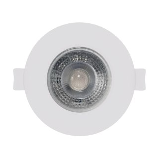 Oczko Sufitowe Okrągłe 5W 3CCT IP65 Podtynk Biały