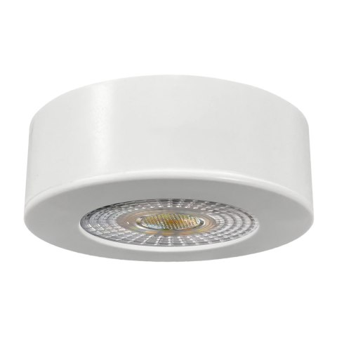 Oczko Sufitowe Okrągłe Ruchome 3/5/7W 3CCT Natynk/Podtynk Biały