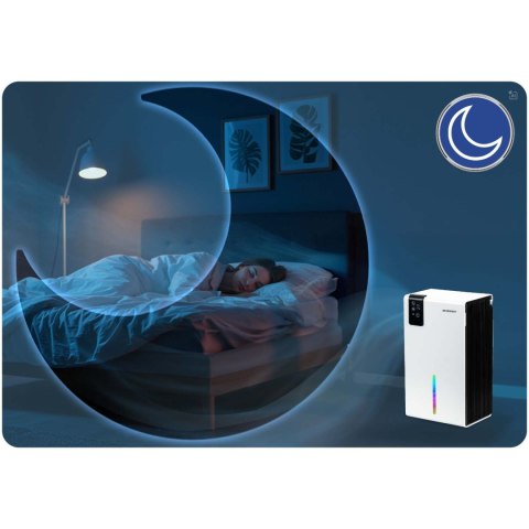 Osuszacz powietrza - pochłaniacz wilgoci 800ml/24h higrostat Berdsen BD-856 biały