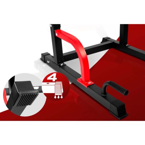 Drążek do podciągania dipów wolnostojący stabilny udźwig 150 kg Neo-Sport 130200