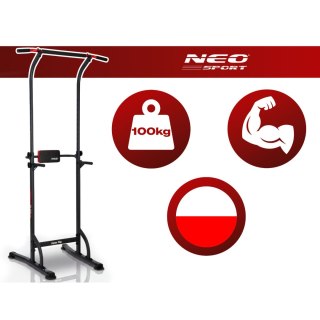 Drążek do podciągania wolnostojący stabilny udźwig 100 kg Neo-Sport 130300
