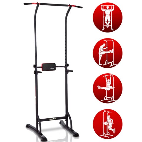 Drążek do podciągania wolnostojący stabilny udźwig 100 kg Neo-Sport 130300