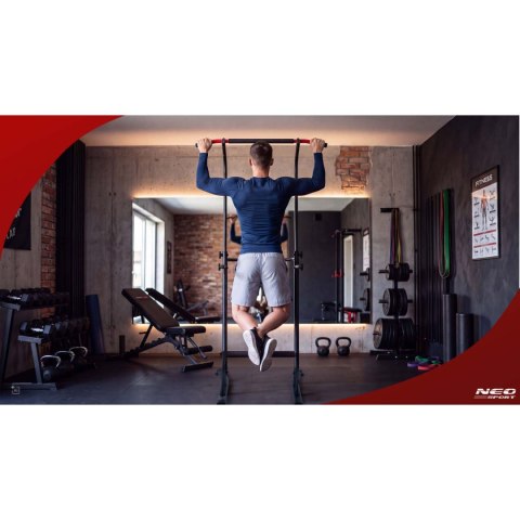 Drążek do podciągania wolnostojący stabilny udźwig 100 kg Neo-Sport 130300