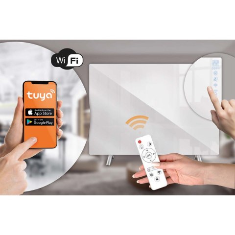 Grzejnik na podczerwień promiennik podczerwieni 600 W Berdsen BD-984 pilot WiFi aplikacja