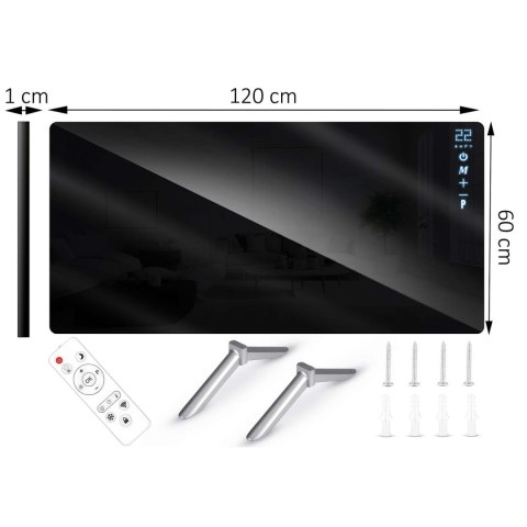 Grzejnik na podczerwień promiennik podczerwieni 720 W Berdsen BD-985 pilot WiFi aplikacja