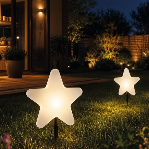 Gwiazda Ogrodowa Star 30cm 1xE27 IP44 Biały