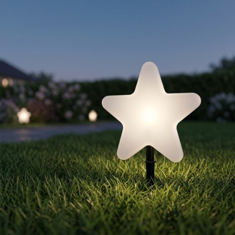 Gwiazda Ogrodowa Star 30cm 1xE27 IP44 Biały