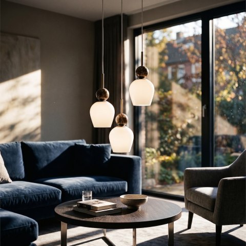 Lampa wisząca Carrara (koło) 3xE14