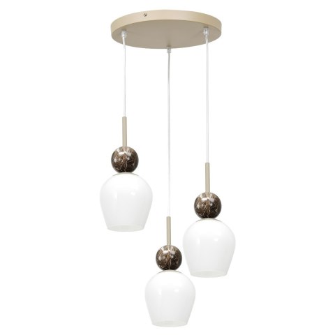 Lampa wisząca Carrara (koło) 3xE14
