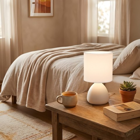 Lampka nocna Sabrina 1xE14 Biały