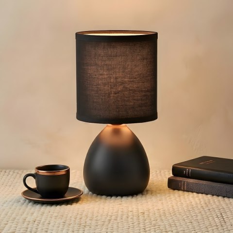 Lampka nocna Sabrina 1xE14 Czarny