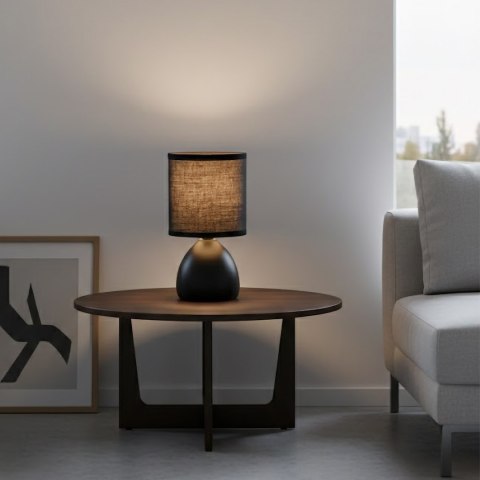Lampka nocna Sabrina 1xE14 Czarny