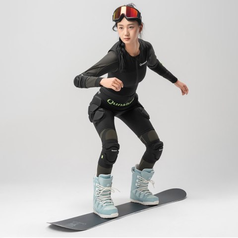 Ochraniacze bioder spodenki na narty snowboard łyżwy Advanced rozmiar XL - czarne