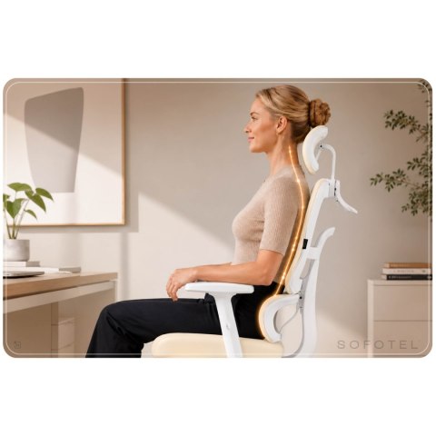 Fotel biurowy ergonomiczny Sofotel Nicea