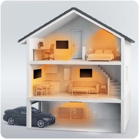 Grzejnik na podczerwień promiennik podczerwieni 600 W Berdsen BD-980