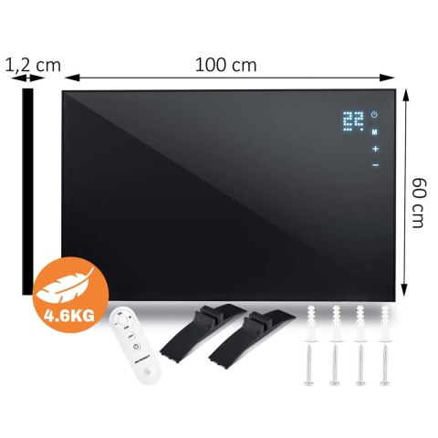 Grzejnik na podczerwień promiennik podczerwieni 800 W Berdsen BD-987 pilot WiFi aplikacja