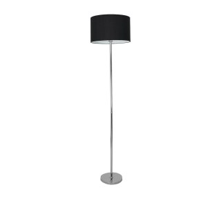 Lampa stojąca CASINO BLACK/CHROME 1xE27