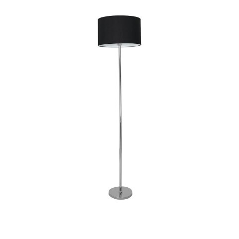 Lampa stojąca CASINO BLACK/CHROME 1xE27