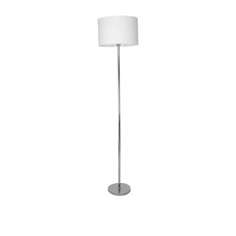 Lampa stojąca Casino 1xE27 Biały / Chrom
