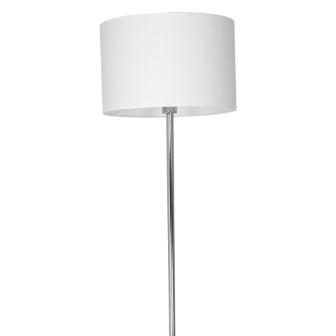 Lampa stojąca Casino 1xE27 Biały / Chrom