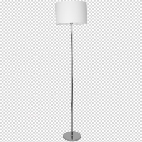 Lampa stojąca Casino 1xE27 Biały / Chrom