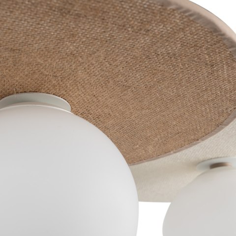 Lampa sufitowa Carter 3xE14 Biały + Natural