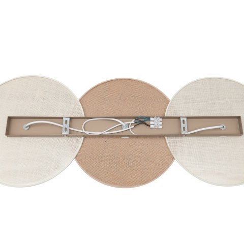 Lampa sufitowa Carter 3xE14 Biały + Natural