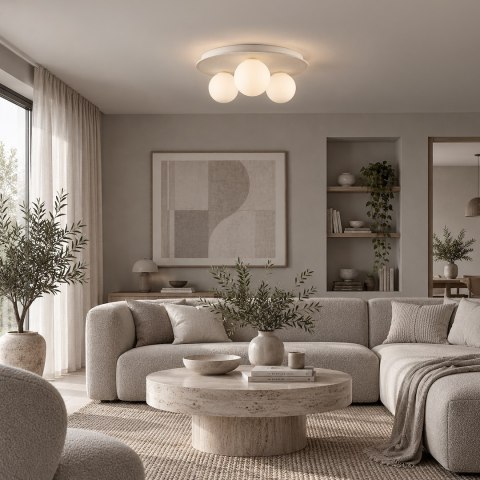 Lampa sufitowa Carter 3xE14 Biały