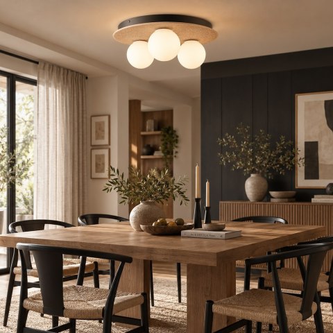 Lampa sufitowa Carter 3xE14 Natural