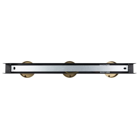 Lampa sufitowa Hudson 3xGU10 Czarno-Złoty