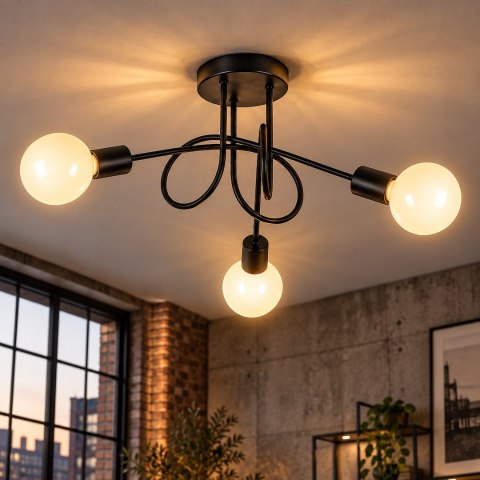 Lampa sufitowa TURBINO 3xE27