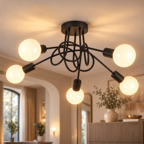 Lampa sufitowa TURBINO 5xE27