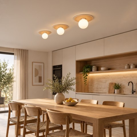 Lampa sufitowa / kinkiet Carter 1xE14 Natural