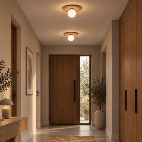 Lampa sufitowa / kinkiet Carter 1xE14 Natural
