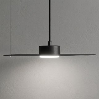Lampa wisząca PIATTO Czarna 1xGX53 fi 350mm