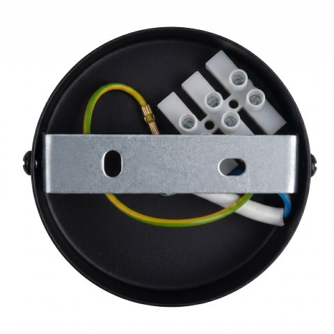 Lampa wisząca PIATTO Czarna 1xGX53 fi 350mm
